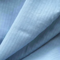 Alternative view of Coton tissé bleu tempête